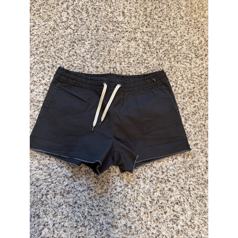 Vuori Women's New Gray Athletic Shorts Drawstring Elastic Waist Pockets Sz M